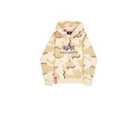 Hoodie ALPHA INDUSTRIES "Basic Hoodie BL Camo", Herren, Gr. M, desert camo 91, Obermaterial: 80% Baumwolle, 20% Polyester, regular fit, Sweatshirts Hoodie (77211458-M) desert camo 91