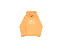 Hoodie ALPHA INDUSTRIES "Basic Hoodie BL", Damen, Gr. M, orange (tangerine), Obermaterial: 80% Baumwolle, 20% Polyester, regular fit, Sweatshirts Hoodie (39740948-M) tangerine