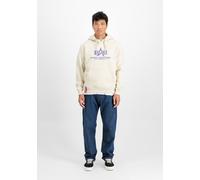 Alpha Industries Herren Basic Hoodie, Vintage White, XXL