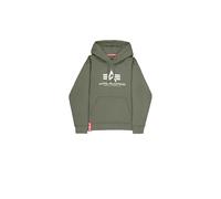 Alpha Industries Basic Hoody Kapuzensweat für Herren Dark Olive