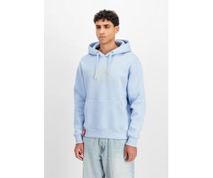 Hoodie ALPHA INDUSTRIES "Basic Hoodie BL", Herren, Gr. M, artic blau, Obermaterial: 80% Baumwolle, 20% Polyester, regular fit, Sweatshirts Hoodie (55125059-M) artic blau