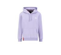 Hoodie ALPHA INDUSTRIES "Basic Hoodie SL", Herren, Gr. L, lila (pale violet), Obermaterial: 80% Baumwolle, 20% Polyester, regular fit, Sweatshirts Hoodie (99547348-L)