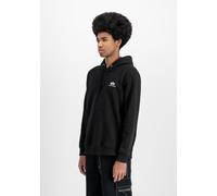 Hoodie ALPHA INDUSTRIES "Basic Hoodie SL", Herren, Gr. L, schwarz, Obermaterial: 80% Baumwolle, 20% Polyester, regular fit, Sweatshirts Hoodie (39753518-L) schwarz