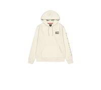 Alpha Industries - Camo Sleeve Hoodie - Sweatshirt - Vintage White M