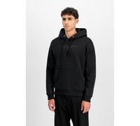 Hoodie ALPHA INDUSTRIES "DTM Alpha Hoodie", Herren, Gr. L, schwarz, Obermaterial: 80% Baumwolle, 20% Polyester, regular fit, Sweatshirts Hoodie (74789369-L) schwarz