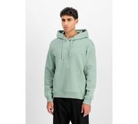 Hoodie ALPHA INDUSTRIES "DTM Alpha Hoodie", Herren, Gr. M, frost grün, Obermaterial: 80% Baumwolle, 20% Polyester, regular fit, Sweatshirts Hoodie (86310717-M) frost grün