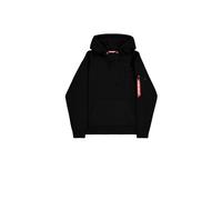 Hoodie ALPHA INDUSTRIES "Alpha Industries Men - Hoodies EMB Hoody" Gr. L, schwarz (black) Herren Sweatshirts (89901631-L) black