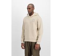 Alpha Industries Herren Logo Back Print Hoodie, Organic Beige, L
