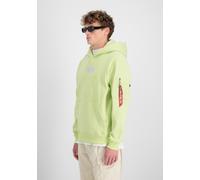 Alpha Industries Metal Plate Hoodie Größe 2XL Minzgrün