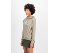 Hoodie ALPHA INDUSTRIES "New Basic Hoodie BL W", Damen, Gr. XS, beige (vintage sand), Obermaterial: 80% Baumwolle, 20% Polyester, regular fit, Sweatshirts Hoodie (71212508-XS) vintage sand