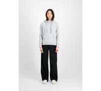 Hoodie ALPHA INDUSTRIES "New Basic Hoodie G Women", Damen, Gr. XS, grau (pastel grau), Obermaterial: 80% Baumwolle, 20% Polyester, regular fit, Sweatshirts Hoodie (18704168-XS) pastel grau