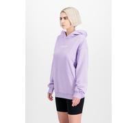 Hoodie ALPHA INDUSTRIES "Studio Edition Backprint Hoodie W", Damen, Gr. L, lila (pale violet), Obermaterial: 80% Baumwolle, 20% Polyester, loose fit, Sweatshirts Hoodie (14340018-L) pale violet