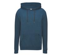 Hoodie BENCH. LOUNGEWEAR, Herren, Gr. 56/58 (XL), blau (petrol, meliert), Sweatware, Obermaterial: 60% Baumwolle, 40% Polyester, unifarben, Basic, bequem hüftbedeckend, Rundhals, Rippbündchen, Sweatsh