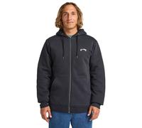 Hoodie BILLABONG "Arch Sherpa", Damen, Gr. XXL, schwarz, Obermaterial: 55% Walkfrottier, 25% Walkfrottier, 20% Microfaser;, Sweatshirts Hoodie (29116252-XXL)