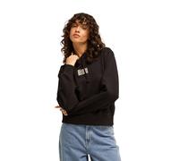 Hoodie BILLABONG "Family", Damen, Gr. XS, schwarz, Obermaterial: 55% Walkfrottier, 25% Walkfrottier, 20% Microfaser;, Sweatshirts Hoodie (11583560-XS) schwarz