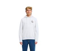 Hoodie BILLABONG "Foundation", Herren, Gr. L, weiß (light grau heather), Obermaterial: 55% Baumwolle, 25% Baumwolle, 20% Polyester., Sweatshirts Hoodie (63642053-L) light grau heather