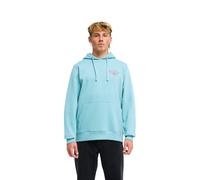 Hoodie BILLABONG "Foundation", Herren, Gr. S, blau (blau haze), Obermaterial: 55% Baumwolle, 25% Baumwolle, 20% Polyester., Sweatshirts Hoodie (27194336-S) blau haze