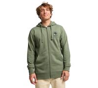 Hoodie BILLABONG "Foundation", Herren, Gr. S, moss grün, Obermaterial: 55% Walkfrottier, 25% Walkfrottier, 20% Microfaser;, Sweatshirts Hoodie (43905721-S) moss grün