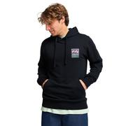Hoodie BILLABONG "Stamp", Herren, Gr. XXL, schwarz, Obermaterial: 55% Walkfrottier, 25% Walkfrottier, 20% Microfaser;, Sweatshirts Hoodie (46679661-XXL) schwarz