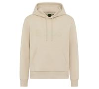 Hoodie BOSS GREEN "Soody", Herren, Gr. 3XL, light beige272, Sweatware, Obermaterial: 95% Baumwolle, 5% Elasthan, unifarben, normal, Rundhals, Bündchen, Sweatshirts Hoodie, Regular Fit, Kapuze mit Kord