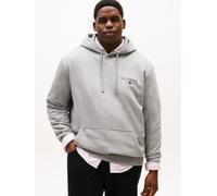 Hoodie "BT-BRAND LOVE HILFIGER", Damen, Gr. XXL, medium grau heather, Sweatware, Obermaterial: 77% Baumwolle, 23% Polyester, TOMMY HILFIGER BIG & TALL, normal normal, Rippbündchen, Sweatshirts Hoodie,