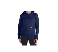Hoodie CARHARTT "Clarksburg Sweatshirt", Damen, Gr. XS, blau (marineblau), Obermaterial: 55% Baumwolle CO. 45% Polyester PES., Sweatshirts Hoodie (64952654-XS) marineblau