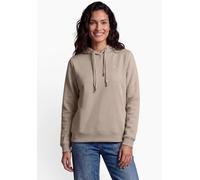 Hoodie CECIL, Damen, Gr. L (42), beige (snow cloud beige), Sweatware, Oberstoff: 54% Polyester, 46% Baumwolle, unifarben, comfort fit, ohne Ausschnitt, Bündchen, Sweatshirts Hoodie, im soften Baumwoll