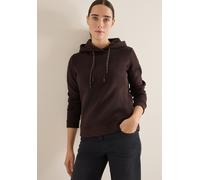 Cecil Damen Hoodie Tartufo Brown mit Stickerei Größe M