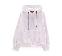 Hoodie CMP, Damen, Gr. M, bianco, Obermaterial: 65% Baumwolle, 35% Polyester, Sweatshirts Hoodie, sportlicher Stil, für Erwachsene, für Sportmode und Outdoormode (41785162-M) bianco