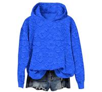Hoodie Damen Oversize Warm Kapuzenpullover Weiss Sweatshirt 3Xl Weiter Pullover Laessig Sweatjacke Mit Kapuze Trekking Kaputzenpullis Frauen Long Teenager Mädchen Glitzer Party Turtle Neck Women
