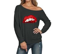 Hoodie Damen Retro Kaschmir Günstige Nachhaltige Print Yps Kapuzenshirts Reissverschluss Bauchtasche Mehrfarbig Bändel Hellblauer Polar Warmer U Cognac Herzen Silber Lochstrick Größe