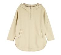 Hoodie Damen Sweatshirt Weiß Italienische Mode Oberteile Oversize Strickjacke Lang Wintermantel Stoff Sport Sweatjacke Damenmode Fuer Mollige Schalkragen Baumwolle Pullover Mit Puffärmeln Autumn
