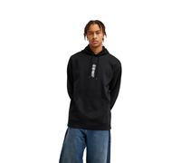 Hoodie DC SHOES "DC Blurry Bubble", Herren, Gr. S, schwarz, Obermaterial: 55% Baumwolle, 25% Baumwolle, 20% Polyester., Sweatshirts Hoodie (61511709-S) schwarz