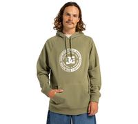 Hoodie DC SHOES "DC Corpo", Herren, Gr. S, grün (deep lichen grün), 55% Baumwolle, 25% Baumwolle, 20% Polyester, Sweatshirts (73263350-S) deep lichen grün