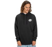 Kapuzensweatshirt DC SHOES "Fast Bubble", Herren, Gr. L, schwarz, 55% Baumwolle, 25% Baumwolle, 20% Polyester, Sweatshirts (22364145-L) schwarz