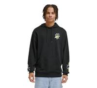 Hoodie DC SHOES "Shock Side", Herren, Gr. XL, schwarz, Obermaterial: 55% Walkfrottier, 25% Walkfrottier, 20% Microfaser;, Sweatshirts Hoodie (22583631-XL) schwarz