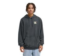Hoodie DC SHOES "Skull Storm", Herren, Gr. XXL, grau (schwarz), Obermaterial: 55% Baumwolle, 25% Baumwolle, 20% Polyester., Sweatshirts Hoodie (57536810-XXL) schwarz