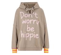 miss goodlife Oversized Hoodie mit Statement-Print in Neon Pink, Größe XL