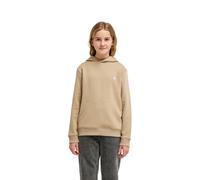 Hoodie ELEMENT "Icon Embroidery", Jungen, Gr. 10(140-148cm), beige (aluminum), Obermaterial: 55% Baumwolle, 25% Baumwolle, 20% Polyester., Sweatshirts Hoodie (54442238-10) aluminum