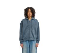 Hoodie ELEMENT "Lowcase Pigment", Damen, Gr. M, blau (schwarz slate), Obermaterial: 50% Baumwolle, 30% Baumwolle, 20% Polyester., Sweatshirts Hoodie (28285515-M) schwarz slate