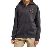 Hoodie ELEMENT "Timber Icon Embroidery", Jungen, Gr. 10(140-148cm), off schwarz, Obermaterial: 55% Baumwolle, 25% Baumwolle, 20% Polyester., Sweatshirts Hoodie (25119367-10) off schwarz