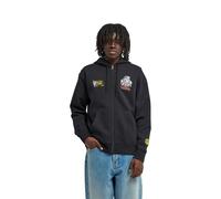 Hoodie ELEMENT "Timber Monkey", Herren, Gr. M, schwarz (flint schwarz), Obermaterial: 50% Baumwolle, 30% Baumwolle, 20% Polyester., Sweatshirts Hoodie (14233628-M) flint schwarz