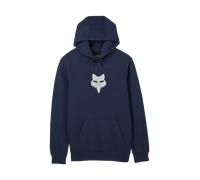fox head pullover hoodie blau