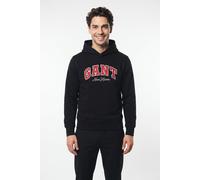 Hoodie GANT "GRAPHIC", Herren, Gr. M, schwarz, Sweatware, Obermaterial: 80% Baumwolle, 20% Polyester, normal, Bündchen, Sweatshirts Hoodie (13289863-M) schwarz