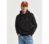 Gant Herren REG Shield Hoodie Kapuzenpullover, Black, S