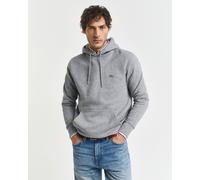 Gant Herren Reg Shield Hoodie Kapuzenpullover, Grey Melange, 3XL EU