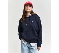 Gant Damen Shield Hoodie Kapuzenpullover, Evening Blue, L EU