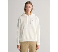 Gant Damen Shield Hoodie Kapuzenpullover, Eggshell, L EU