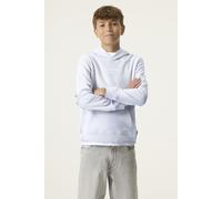 Hoodie GARCIA, Jungen, Gr. 164/170, dusy aqua, Sweatware, Obermaterial: 80% Baumwolle, 20% Polyester, regular fit taillenbedeckt, Rippbündchen, Sweatshirts Hoodie, mit Print (79601415-164)
