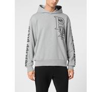 Philipp Plein - Hoodie Gothic Plein - Größe 3XL - grau